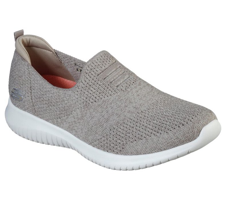 Skechers Ultra Flex - Harmonious - Womens Slip On Shoes Grey [AU-LS2281]